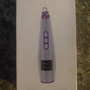 Pink and White Electronic Vacuum Blackhead Remover NIB
